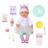 Baby born интерактивная кукла в костюме единорога с магическими глазками 43 см