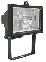 Прожектор галогенный ИО500П (переноска) IP54 черный IEK