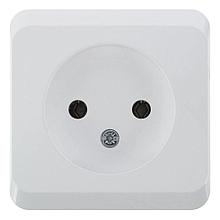 Розетка накладная Schneider Electric Этюд без заземления, цвет белый