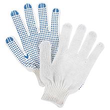 Набор перчаток х/б с ПВХ, 6 пар в упаковке