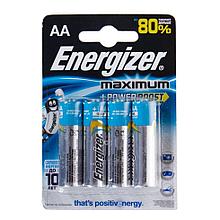 Батарейка алкалиновая Energizer Maximum AA/LR6, 4 шт.