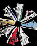 Кросс Nike Jordan Flight 4 фиол зел син, фото 5