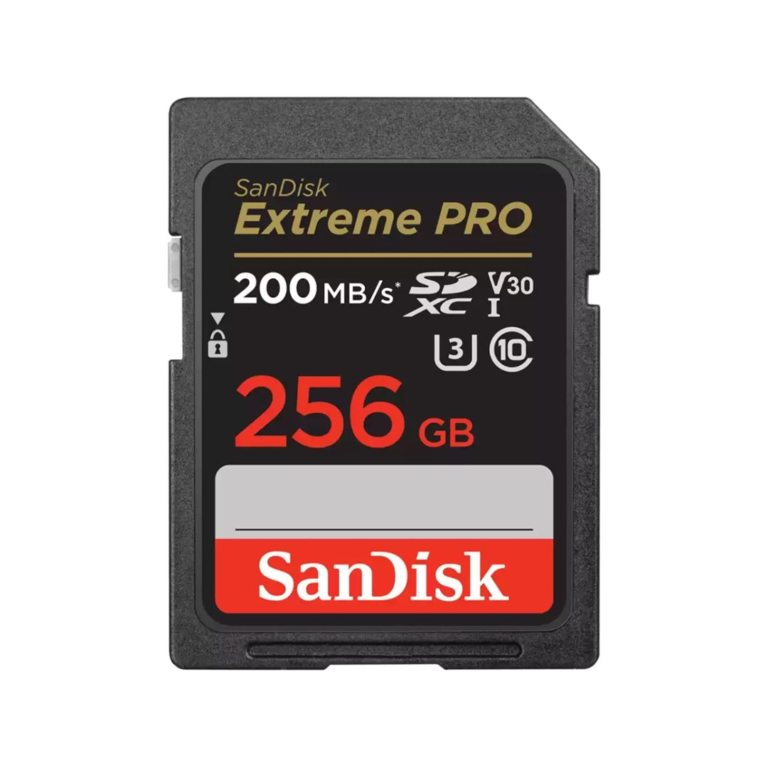 Карта памяти  SanDisk EXTREME PRO SD 256GB 200mb/s