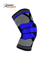 Эластичный наколенник с фиксацией чашечки (черный) M/L/XL