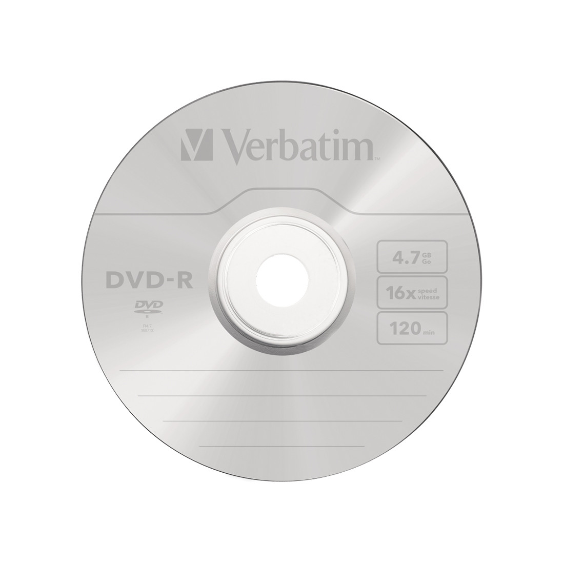 Диск DVD-R  Verbatim  (43547) 4.7GB  16х  1шт в упаковке