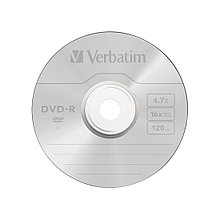 Диск DVD-R Verbatim (43547) 4.7GB 16х 1шт в упаковке