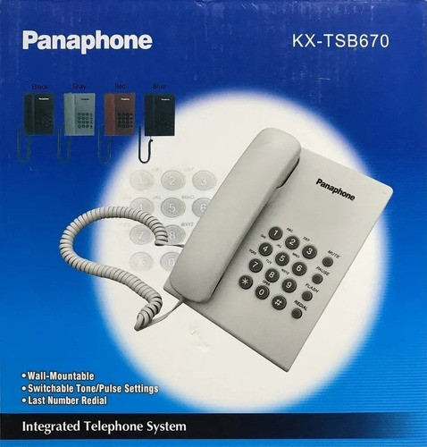 Телефон городской домашний Panaphone KX-TSB670 - фото 1 - id-p103490968