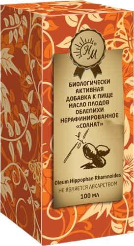 Масло облепихи, 100 мл