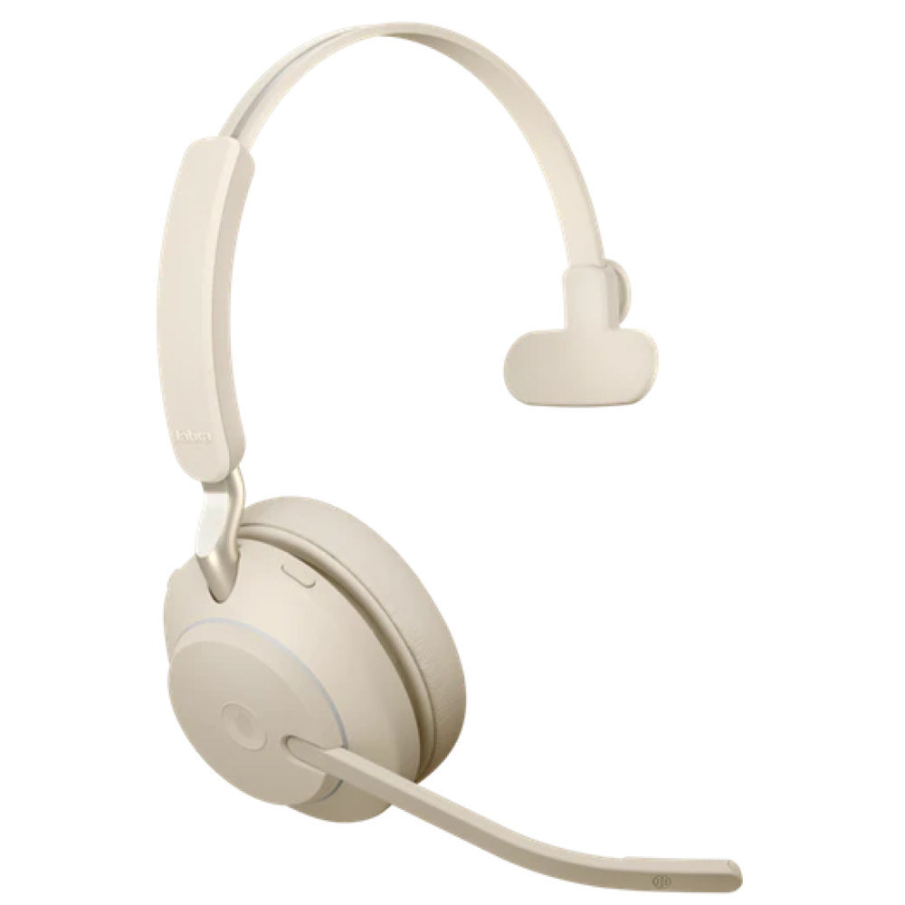 Bluetooth гарнитура Jabra Evolve2 65 Beige Mono & Link380a (SfB)