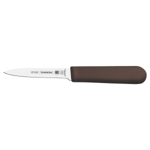 Бразилия Нож Professional Master 102мм/199мм для овощей коричневый