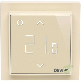 Терморегулятор для теплого пола Devi DEVIreg Smart Wi-Fi, бежевый