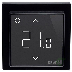 Терморегулятор для теплого пола Devi DEVIreg Smart Wi-Fi, черный