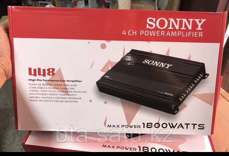 Усилитель звука Sonny 448  1800W 4 канальный