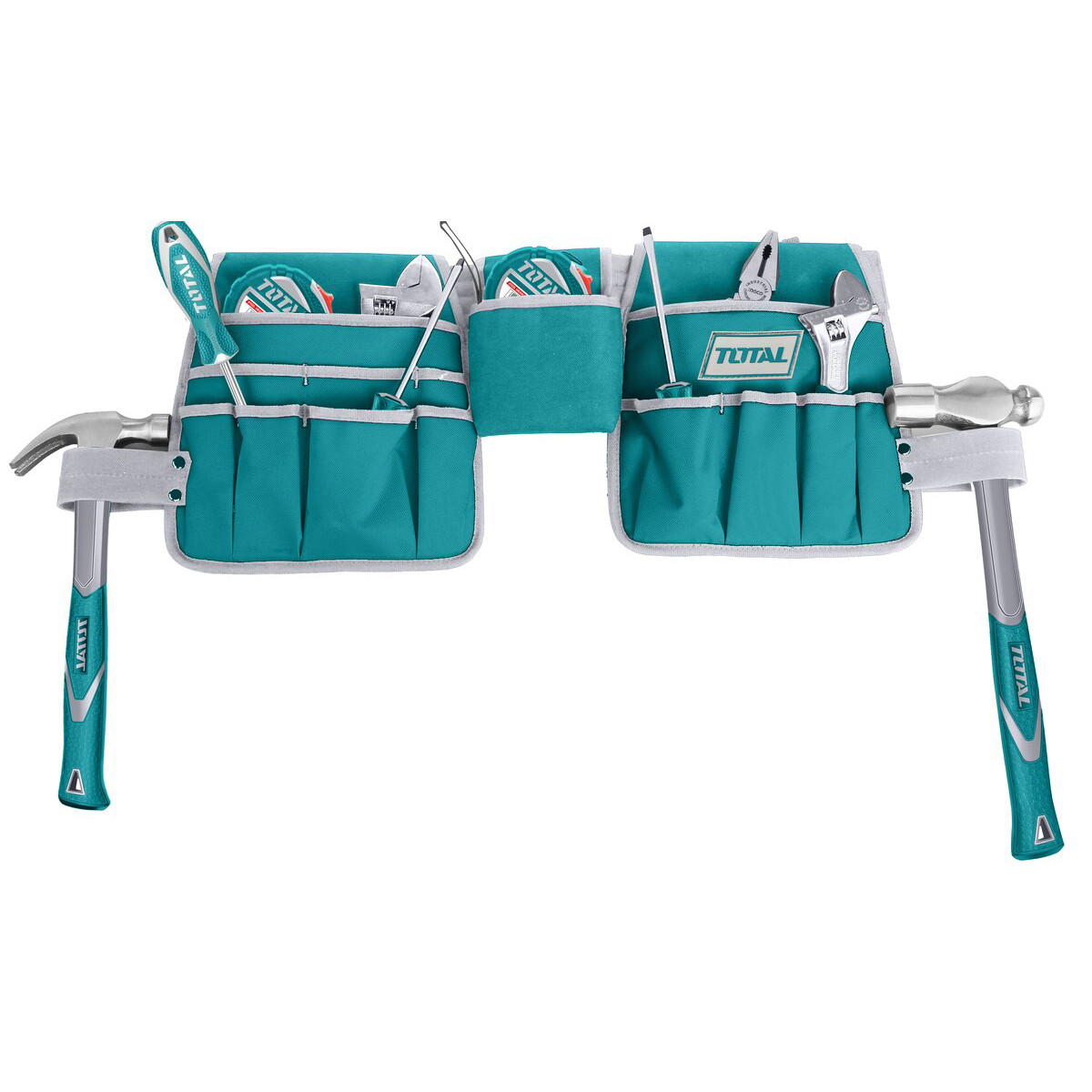 Сумка-пояс для инструментов 10 карманов ТОТАL THT16P2031, фото 1