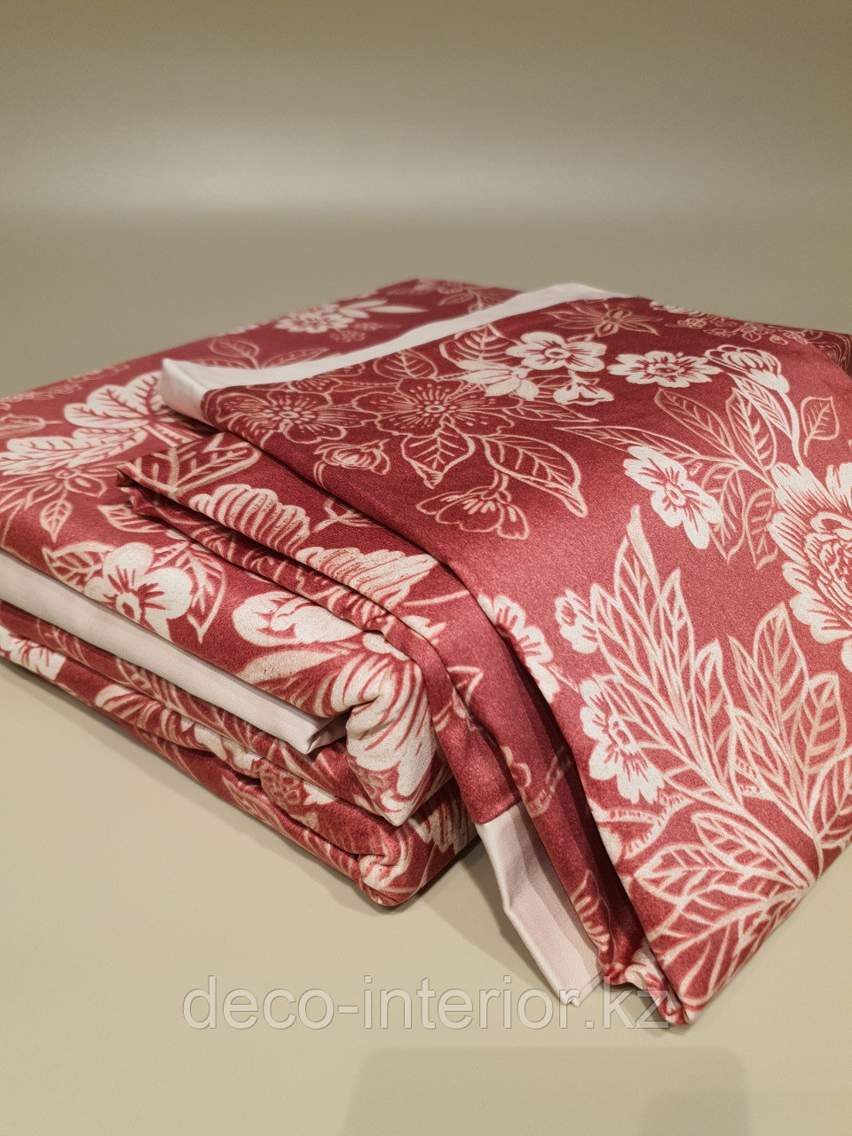 Комплект постельного белья из египетского хлопка с растительным принтом - фото 8 - id-p94008190
