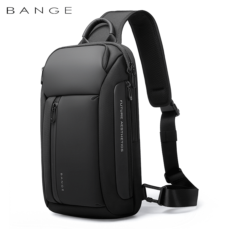 Кросс-боди сумка слинг Bange BG-7566 (черная)