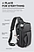 Кросс-боди сумка слинг Bange BG-7566 (серая), фото 5