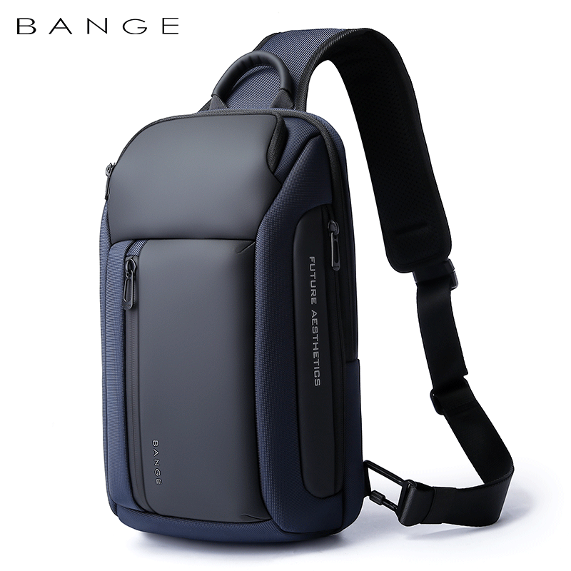 Кросс-боди сумка слинг Bange BG-7566 (синяя)