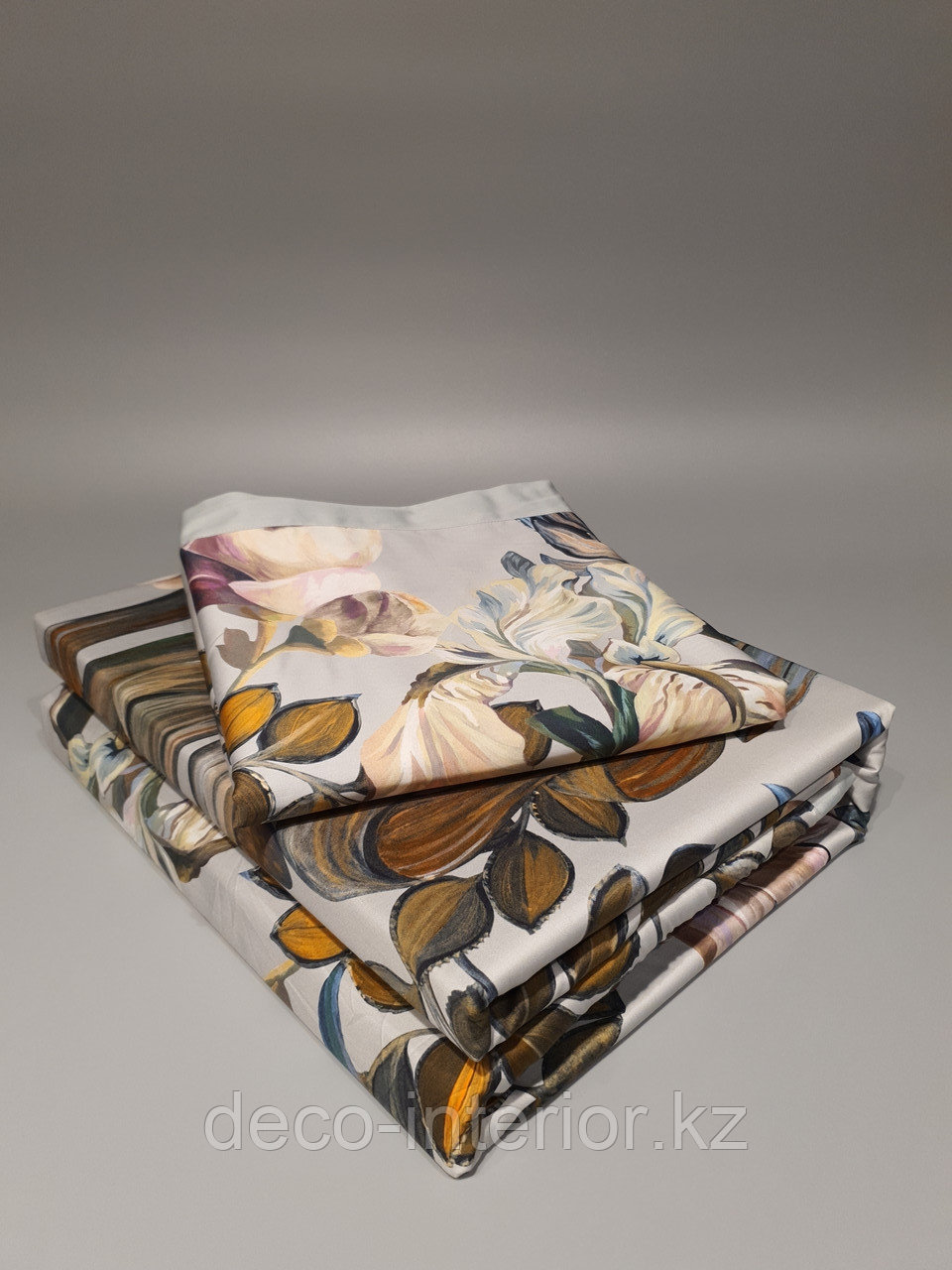 Комплект постельного белья KING SIZE из египетского хлопка c цветами - фото 8 - id-p95525165