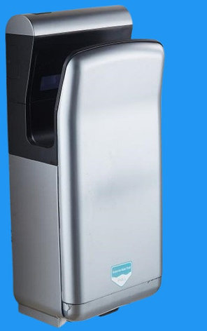 Автоматическая сенсорная высокоскоростная сушилка для рук Air Blade 2000 Ватт черно - серый цвет, фото 2