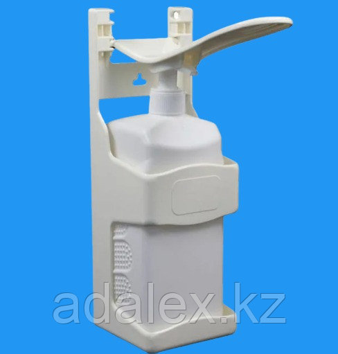 Медицинский локтевой дозатор (диспенсер санитайзер турецкий) для антисептика и жидкого мыла 1000 мл - фото 1 - id-p98662557