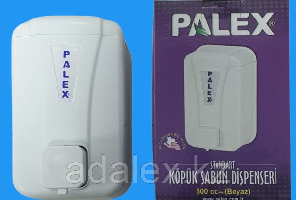 Дозатор Palex для пенного мыла 500 мл белый Диспенсер для пенки пенообразователь