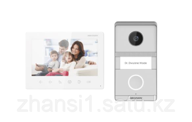 Комплект 2-проводной аналоговой домофонии Hikvision