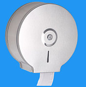 Диспенсер антивандальный с универсальной втулкой для туалетной бумаги Джамбо металлический