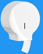 Диспенсер антивандальный для туалетной бумаги джамбо Jumbo белый пластик Турция