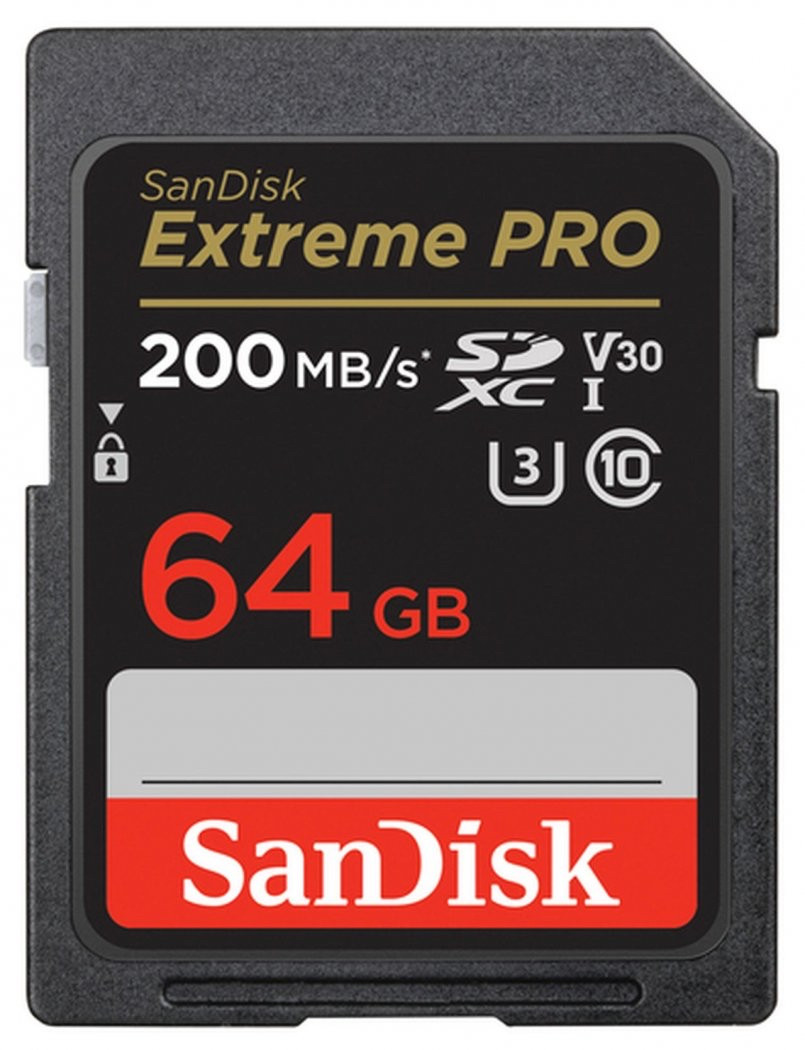 SanDisk SDXC Extreme Pro 64GB 200MB/s V30UHS l