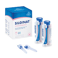 Монофаза. Слепочная масса Силикон А для анатомических оттисков Silginat Strawberry Normal Pack 6х50 мл.