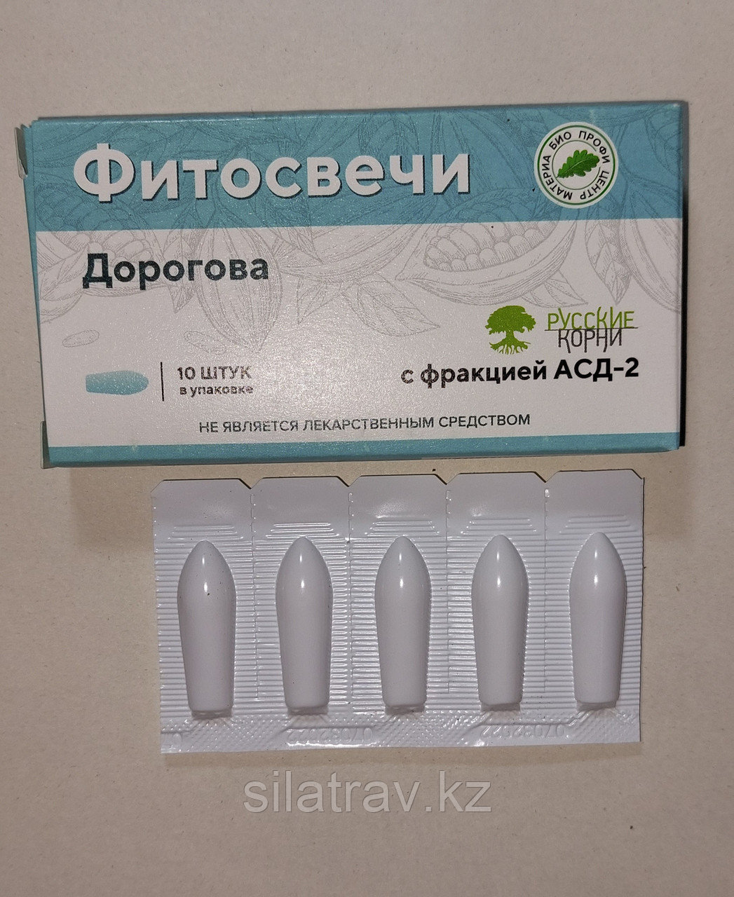Фитосвечи Дорогова с фракцией АСД - 2, 10 шт
