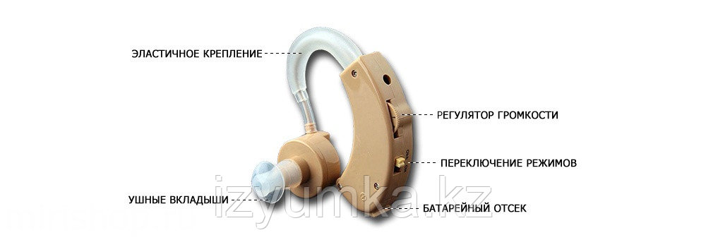 Усилитель слуха слуховой аппарат для слабослышащих - фото 6 - id-p103537612