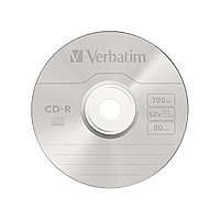 Диск CD-R  Verbatim  (43343) 700MB  52х  50шт в упаковке  Незаписанный
