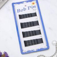 Невидимка для волос "Классика" 6 см (набор 40 шт) чёрный Bob Pin - фото 1 - id-p103538399