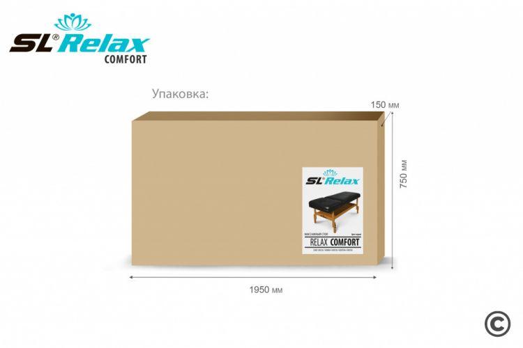 Массажный стол SL Relax Comfort SLR-4 (чёрный) - фото 9 - id-p82199136