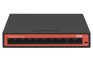 Wi-Tek WI-PS210H. 8-ми портовый РоЕ коммутатор., фото 1