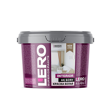 LERO краска акриловая интерьерная для стен и потолков 14кг