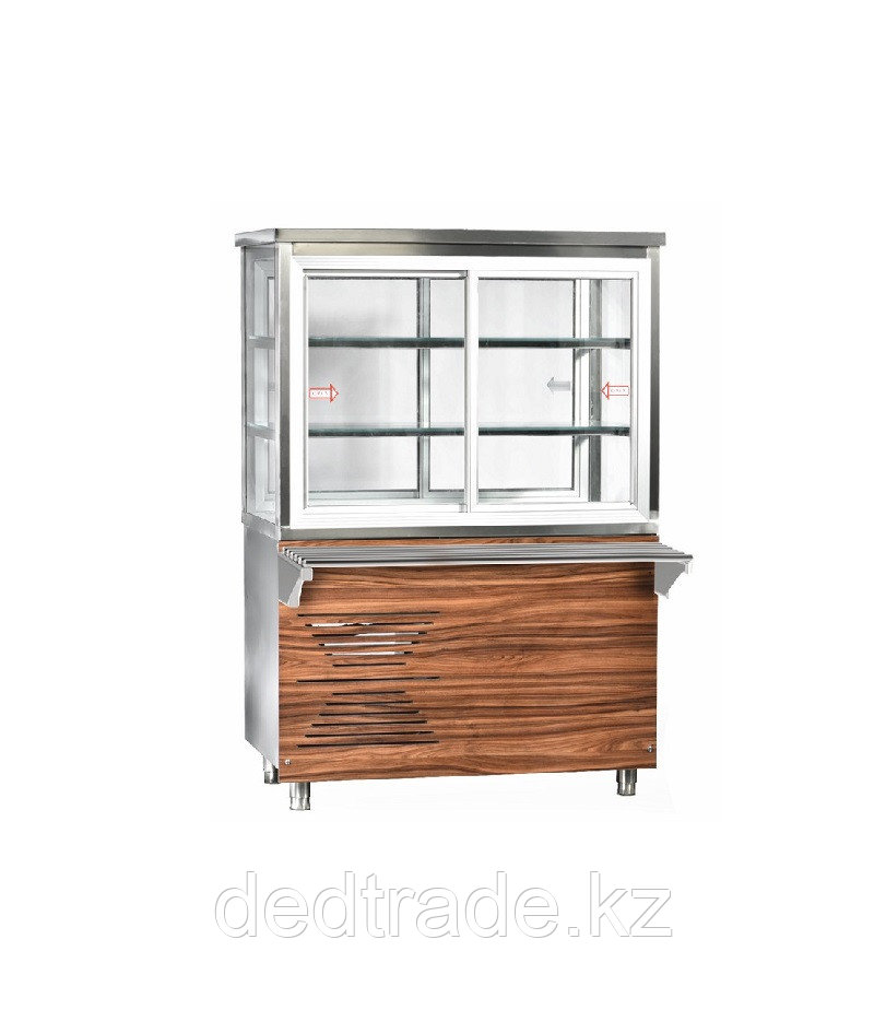 Шкаф для напитки и сладостей с охлаждением нержавеющая сталь AISI430 1000*700*1650 мм - фото 1 - id-p103539973