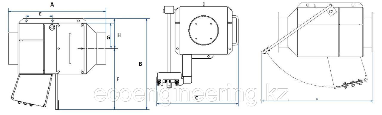 Explosion Isolation Flap Valve CARZ - фото 5 - id-p103539680