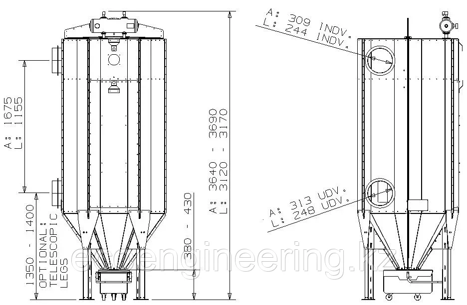 FlexFilter 13 and 18 cartridge dust collector - фото 3 - id-p103539741