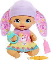Кукла пупс Mattel My Garden Baby Малышка-зайчик, Умывайся и улыбайся с запахом, HGC12