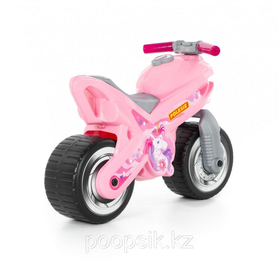 Каталка-мотоцикл "MX" (розовая) - фото 2 - id-p103540133