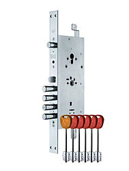 Замок KALE врезной двухсистемный перекодируемый 476 LR