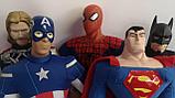Супергерои  Марвел 5 шт.40 см. Человек паук, Капитан Америка, Бэтман, Тор, Супермэн, фото 2