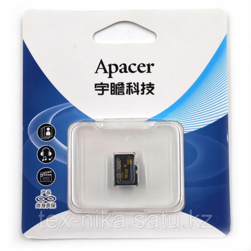 Карта памяти Apacer microSD, 16Гб
