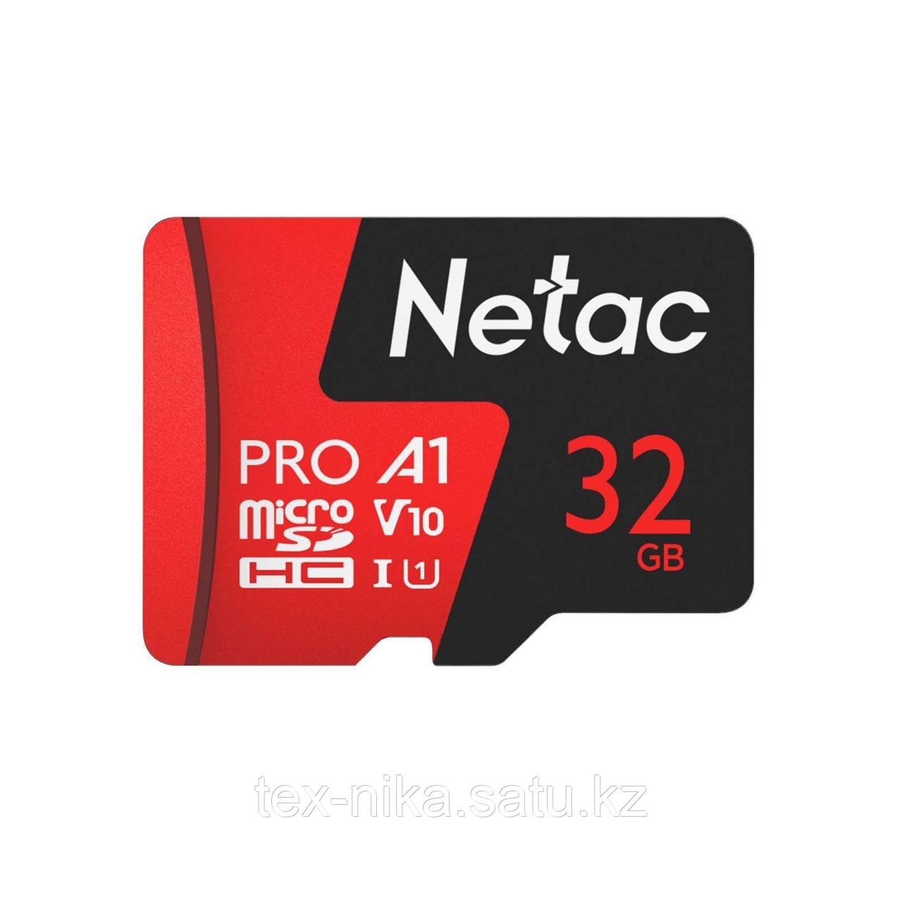 Карта памяти Netac PRO P500 microSD, 32Гб