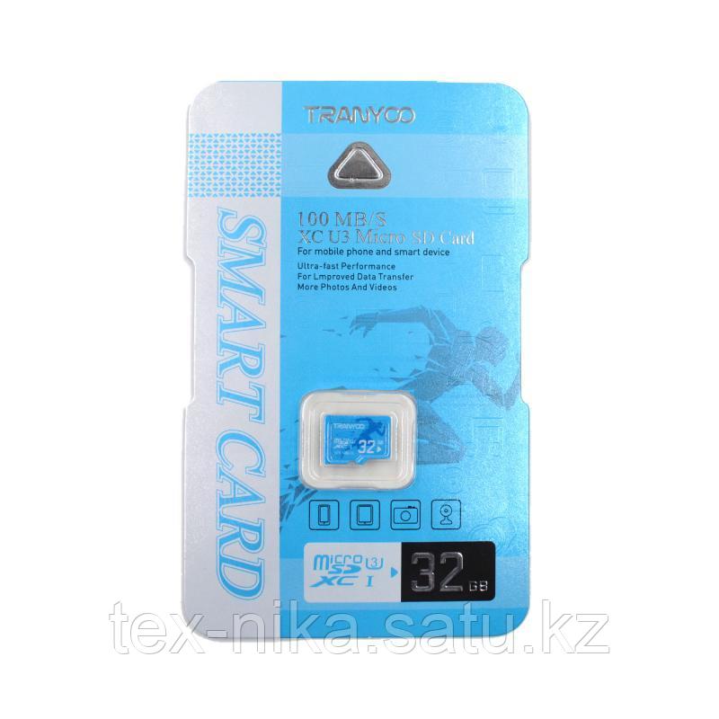 Карта памяти TRANYOO U3 microSD, 32Гб