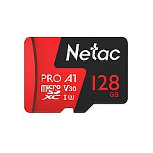Карта памяти Netac PRO P500 microSD, 128Гб
