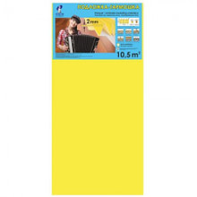 Подложка Солид, Желтая гармошка, 2 мм, 10.5 м², нагрузка 11